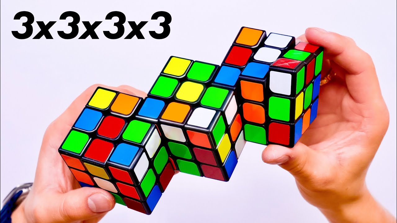 I MADE 3x3x3x3 Rubik's Cube and TRY to SOLVE IT