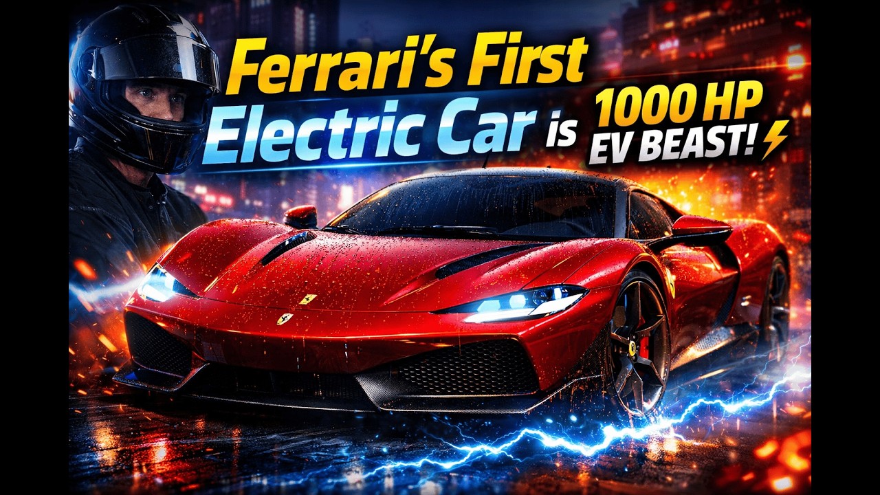 Ferrari&rsquo;s First Electric Car is INSANE&hellip; 1000HP EV Beast! ⚡🔥