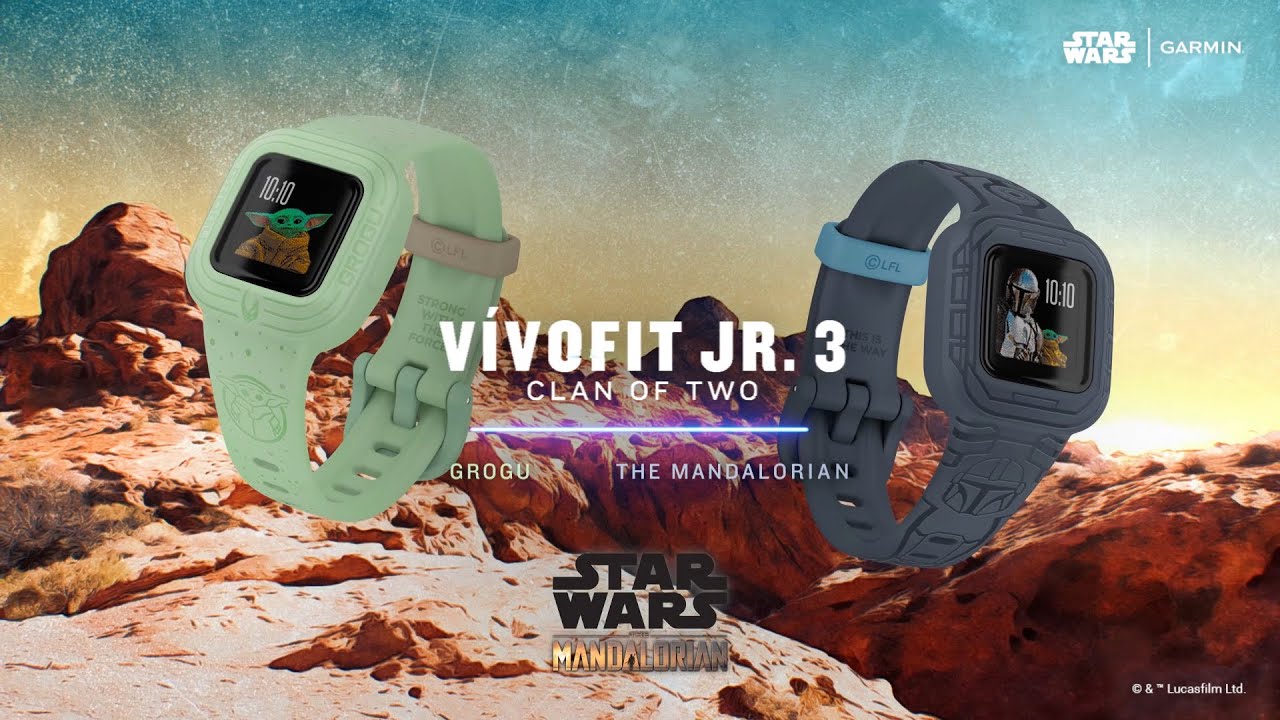 Garmin | vívofit jr. 3 | The Mandalorian and Grogu Designs