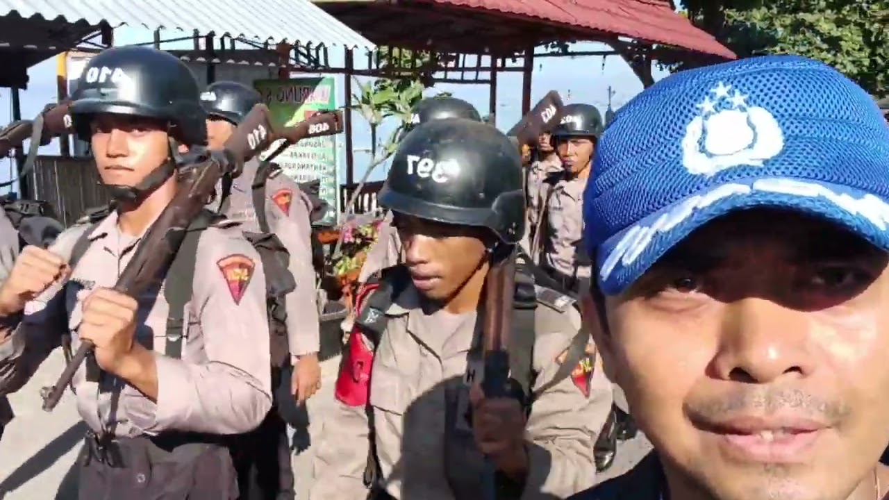 Giat Pra Hiking ke-3 Siswa Diktuk Ba Polri Gel. 2 T.A. 2023 Spn Polda Bali
