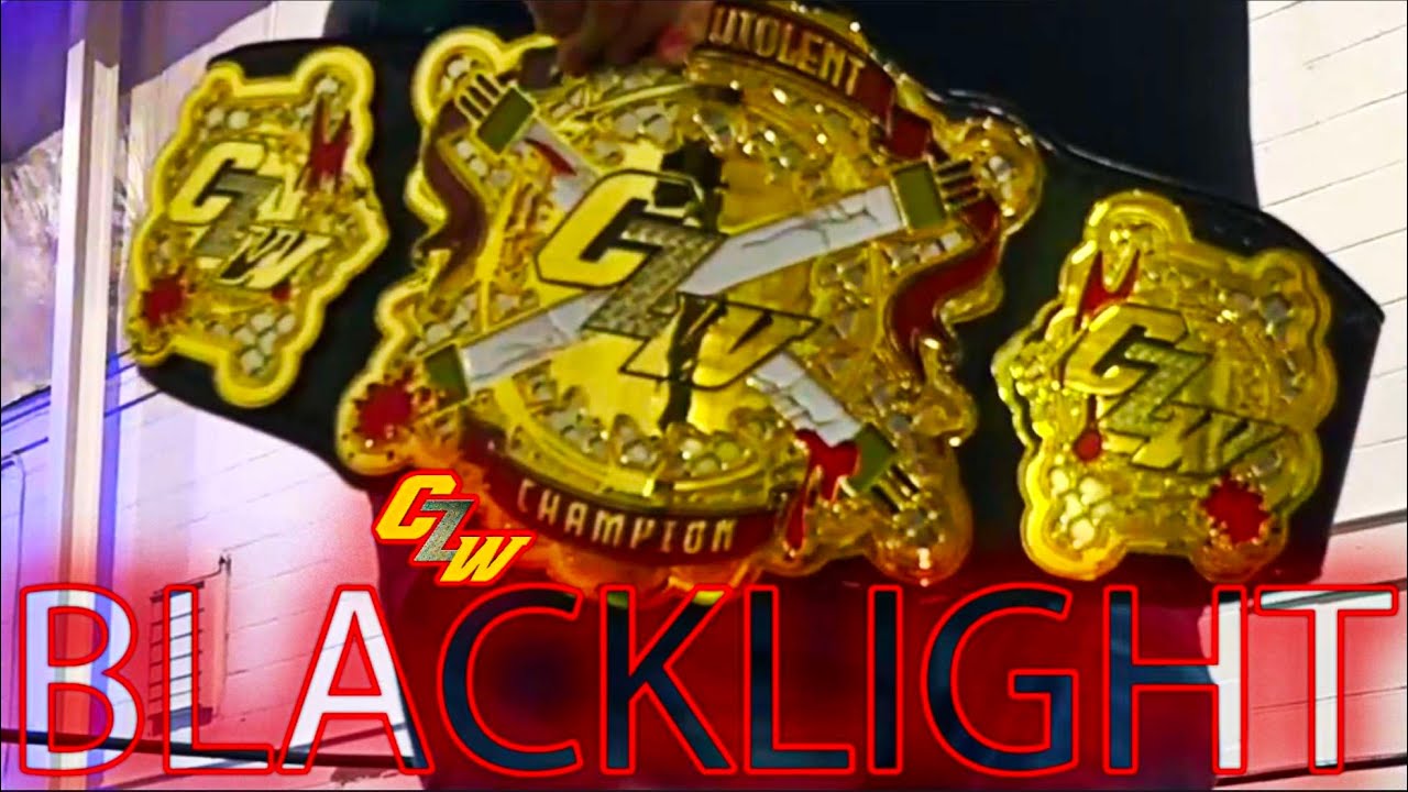 The Ultraviolent Championship Returns to CZW BLACKLIGHT!