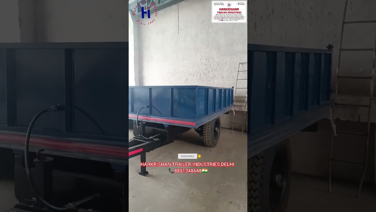 hydraulic tractor trolley two wheeler 