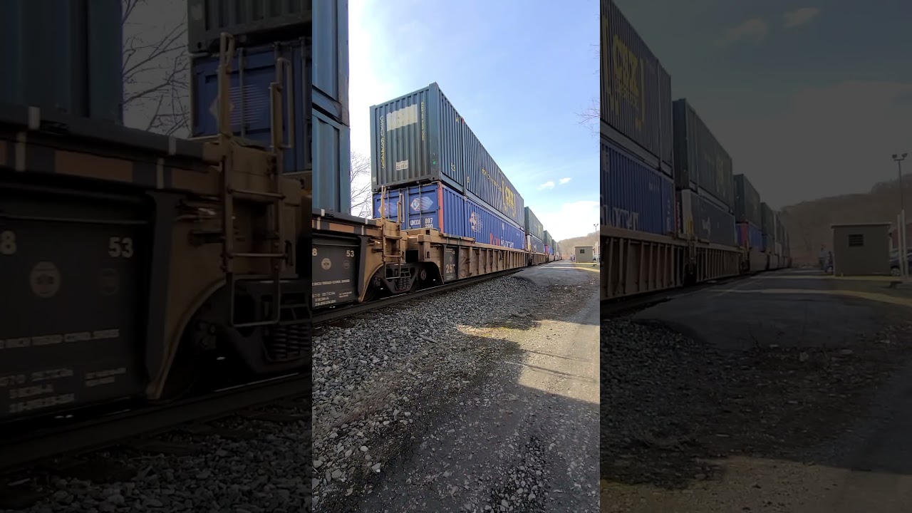 300+ car stack train