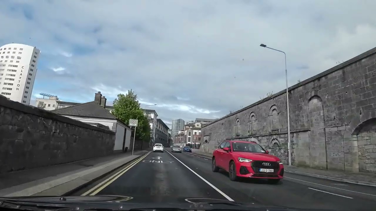 Drive through Limerick city in May