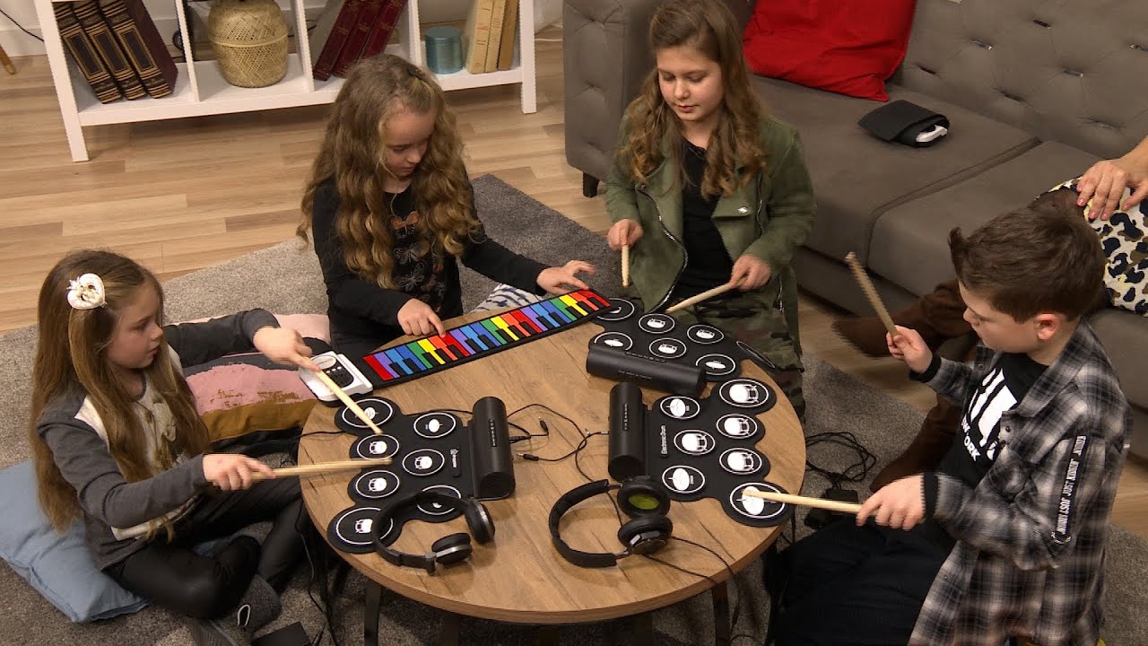 Shoppster Roll Up bubanj i klavijature