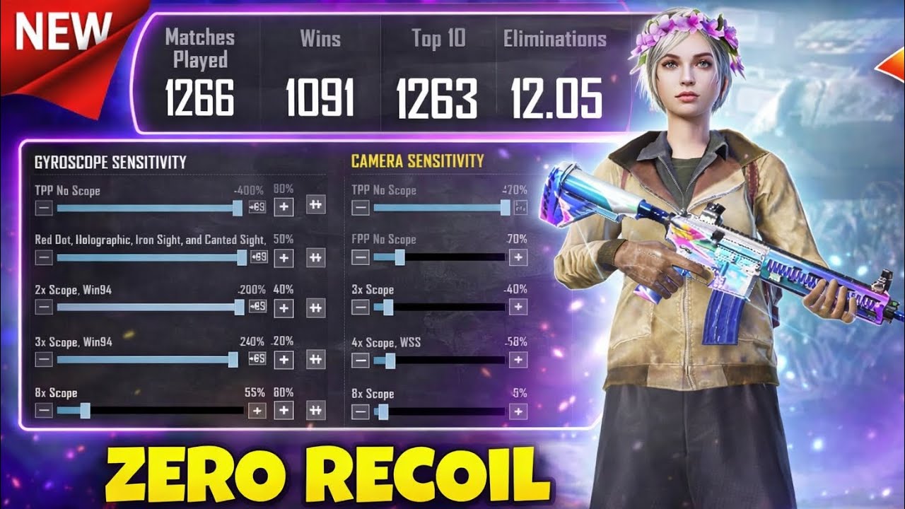 🥵 2026 Best pro sensitivity🥶 to dominate the lobby 💀🔥|Here is best sensitivity❤️|SairajPlayzz