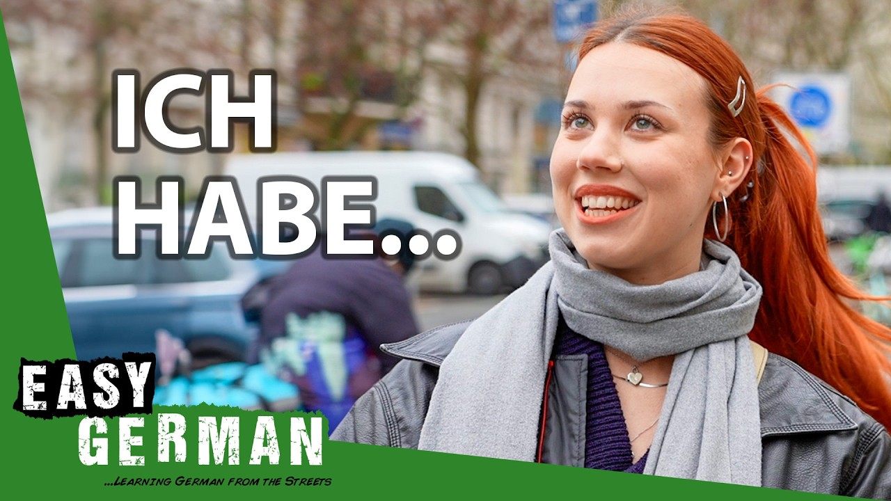 100 Everyday Sentences with the Verb “haben” | Easy German 589