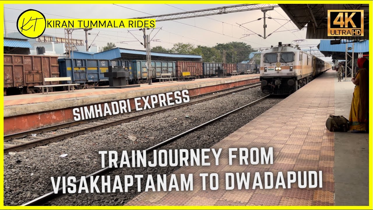 Simhadri Express Vizag To Dwarapudi Train Journey | Trip To Dwarapudi Temple | Vlog | Kiran tummala