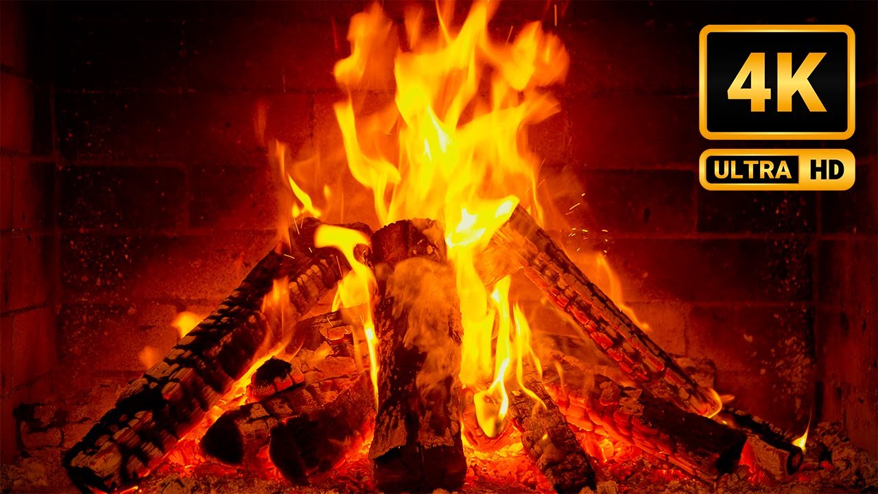 Smooth Jazz Piano Fireplace | Warm Fire Sounds for Pure Relaxation & Sleep