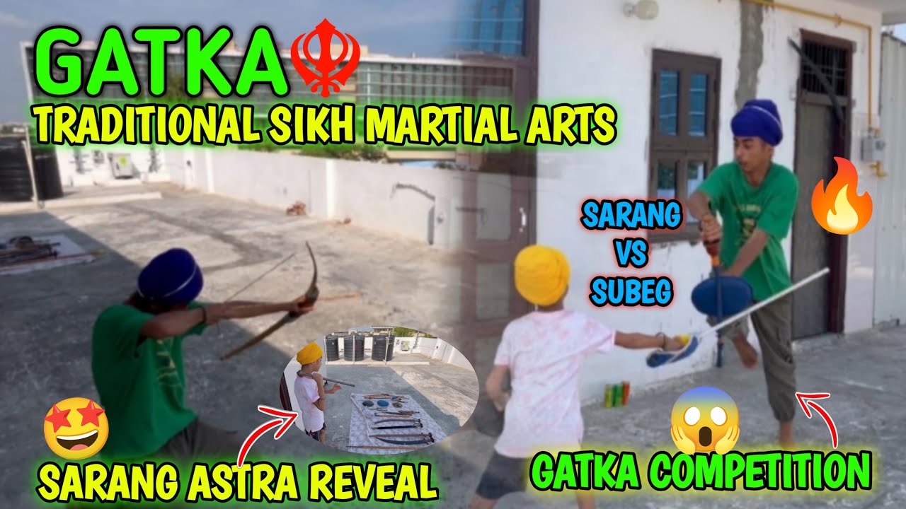 Sikh Martial Art - Gatka ❤️😍| Sarang De Gatke De Johar 💪🤟😻