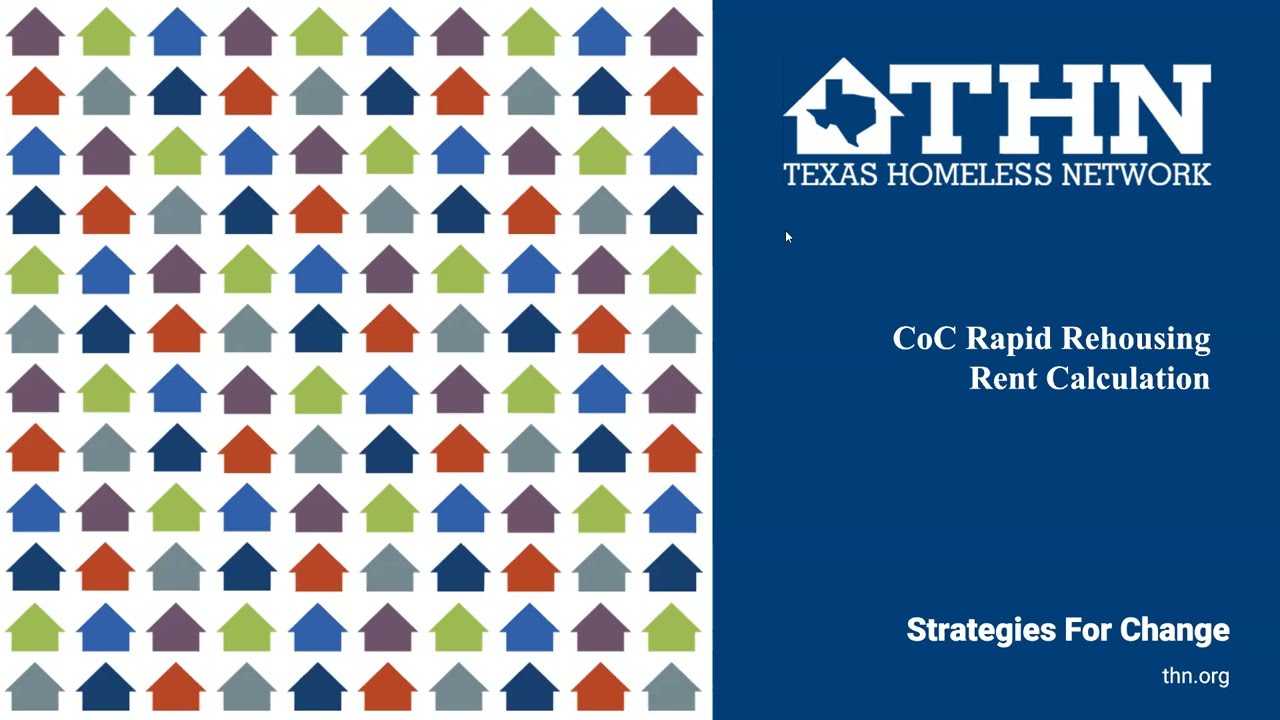 CoC Rapid Rehousing Rent Calculation