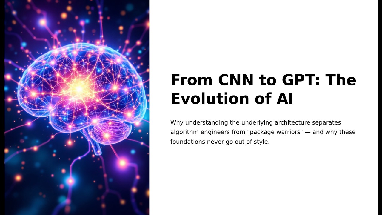 Mastering AI: From CNNs to Transformers Explained Simply
