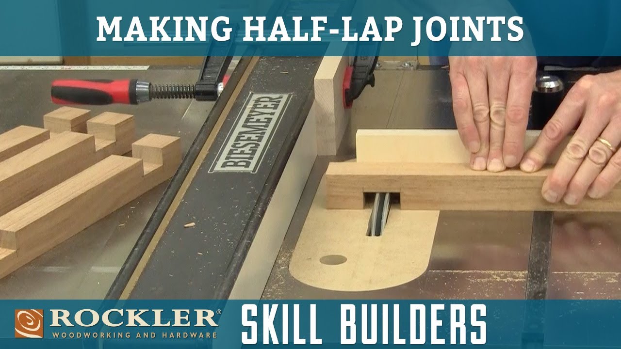 How to Cut Half-Lap Joints with a Table Saw | Rockler Skill Builders