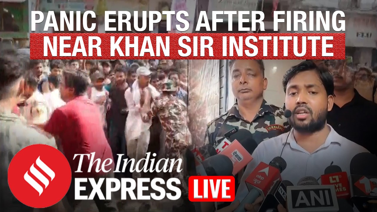 Patna LIVE | Students Gather As Panic Erupts After Firing Near Khan Sir Institute