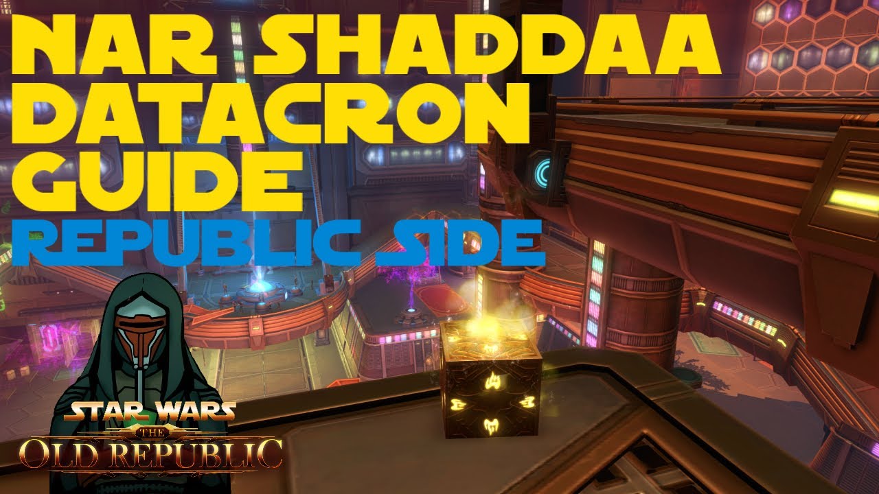 Nar Shaddaa Datacrons [Republic side] - SWTOR Guide