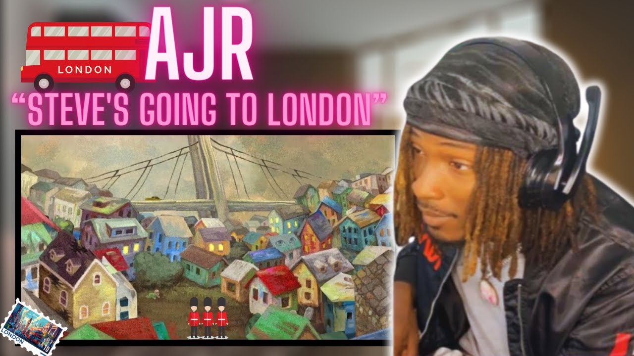 FIRST TIME REACTING TO AJR -Steve's Going To London  ( Visualizer) | REACTIONS