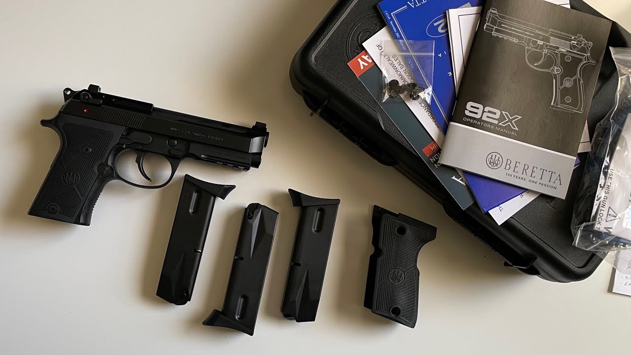 Распаковка — Beretta 92X Compact (модель G с направляющей)