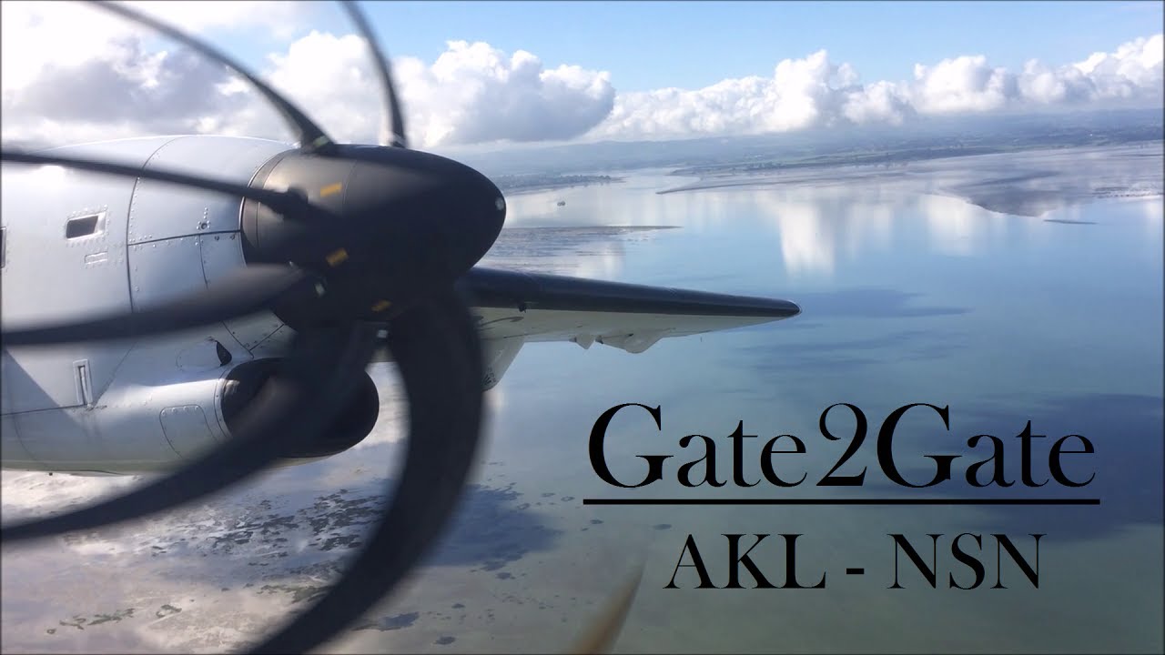 Gate2Gate - Auckland ✈ Nelson - Air NZ ATR-72