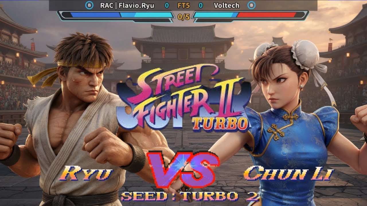 Super Street Fighter 2 Turbo RAC | Flavio.Ryu vs Voltech FT5