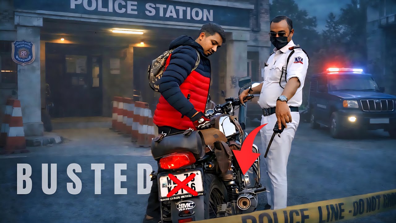 10000/- Fine😨? Siliguri Police Caught My Continental GT 650🚨 