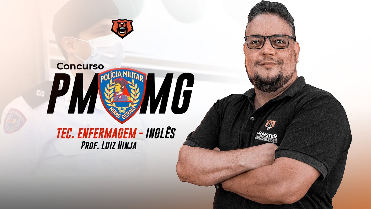 Concurso PM MG Técnico de Enfermagem - Inglês