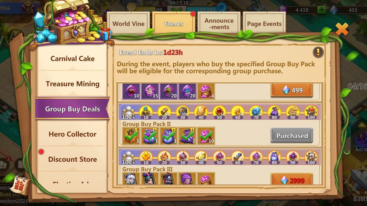 Castle Clash - I Bought This Group Buy Deal Pack To Get Double Evolved Necro !!!