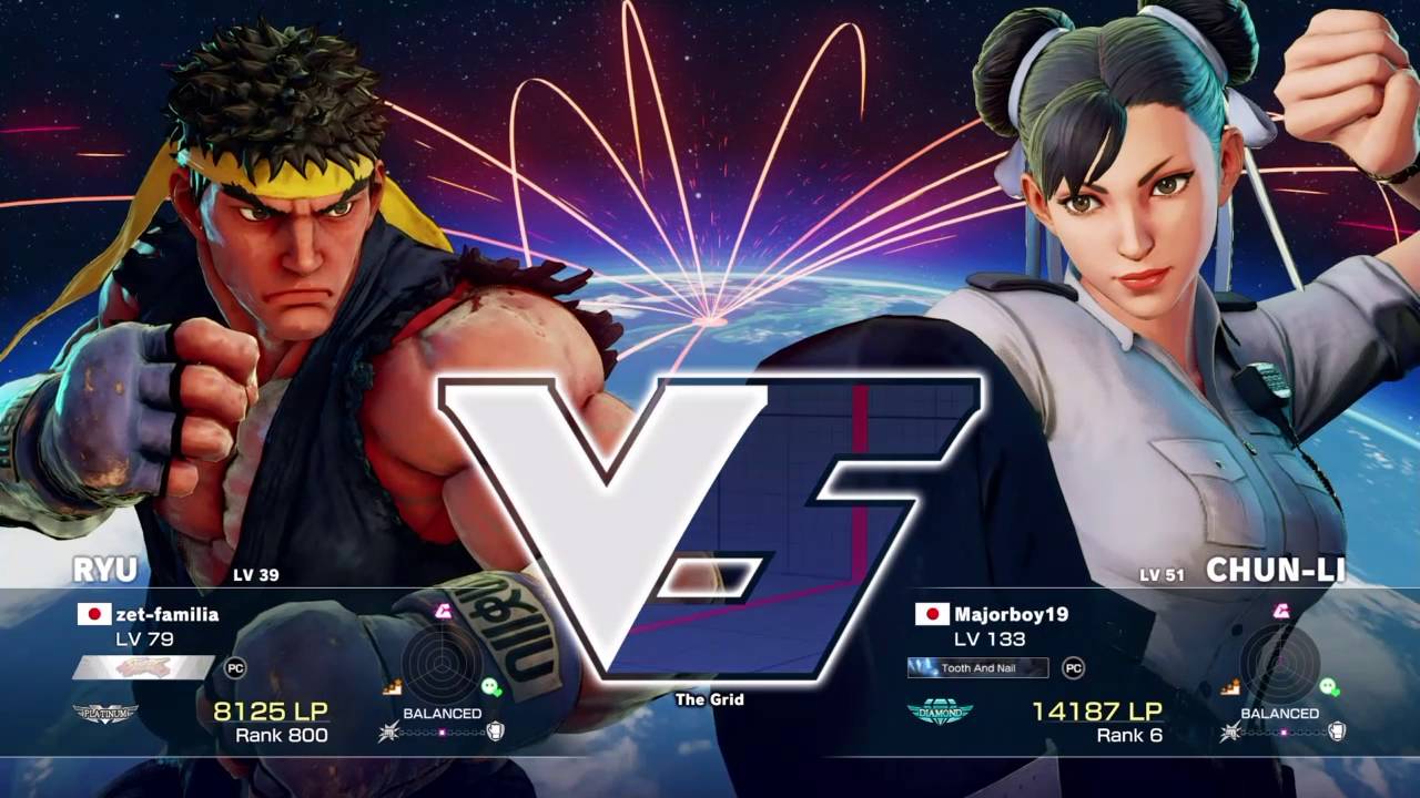 SFV - Tokido/zet-familia (Ryu) Vs Majorboy19 (Chun-Li) [BL Sets]