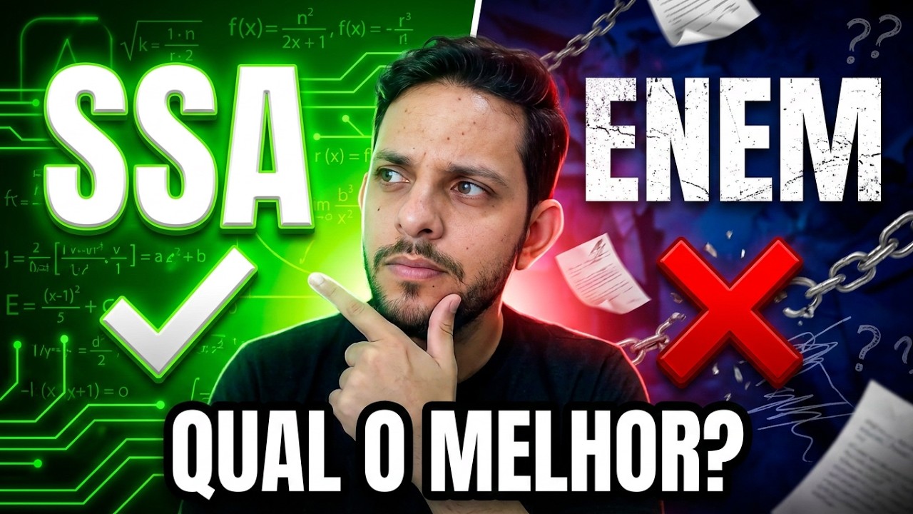 SSA da UPE É MELHOR que o ENEM?