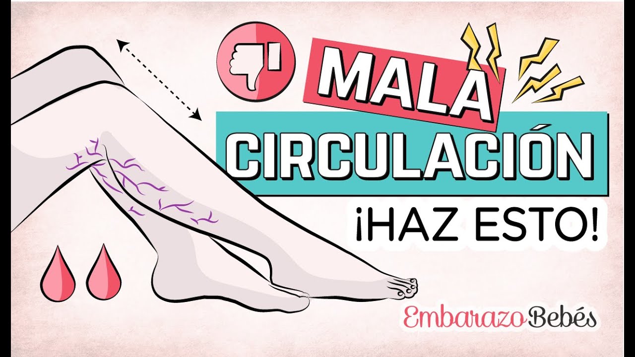 7 EJERCICIOS para solucionar la MALA CIRCULACIÓN 😉🦶🏼 ¡Para siempre! || Embarazo y Bebés