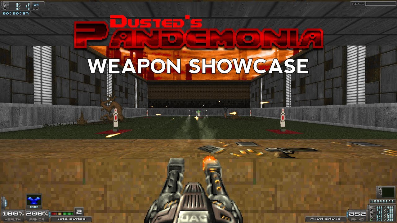 Doom mod weapon showcase: Dusted's Pandemonia v2.5.4 (base mod)