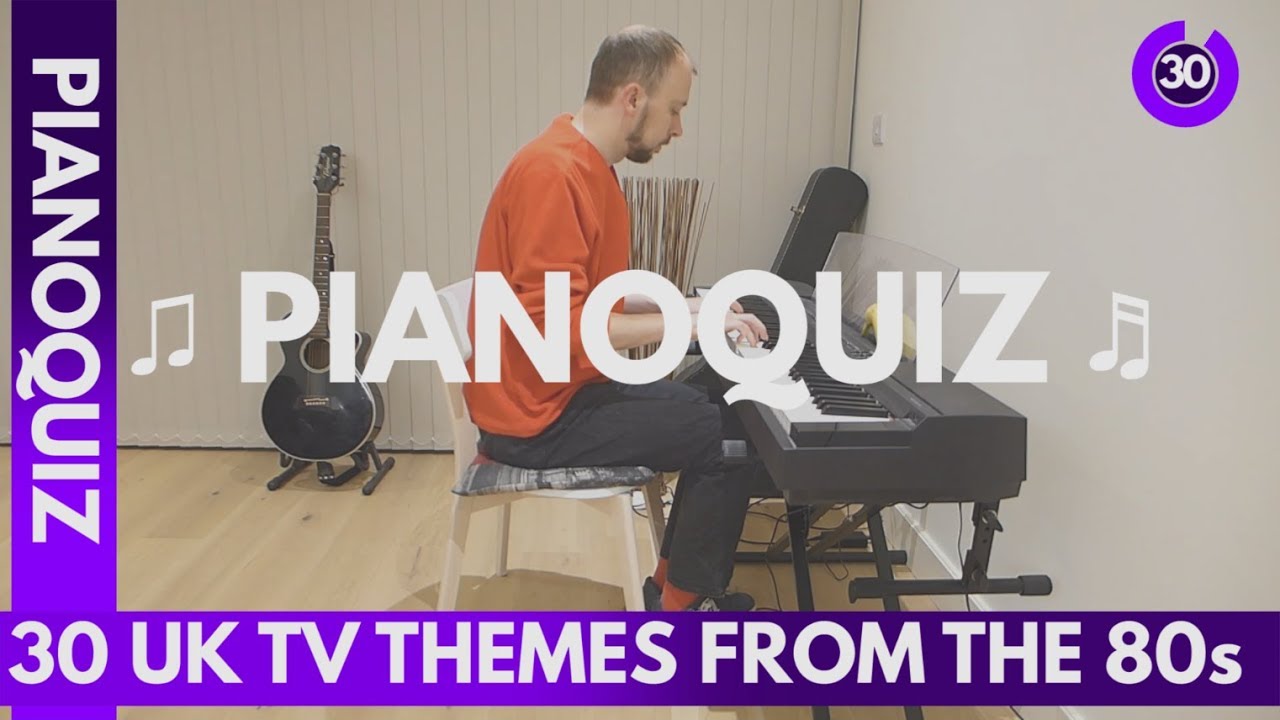 PianoQuiz 1980s Edition | 30 UK TV Themes From The 80s Played On Piano