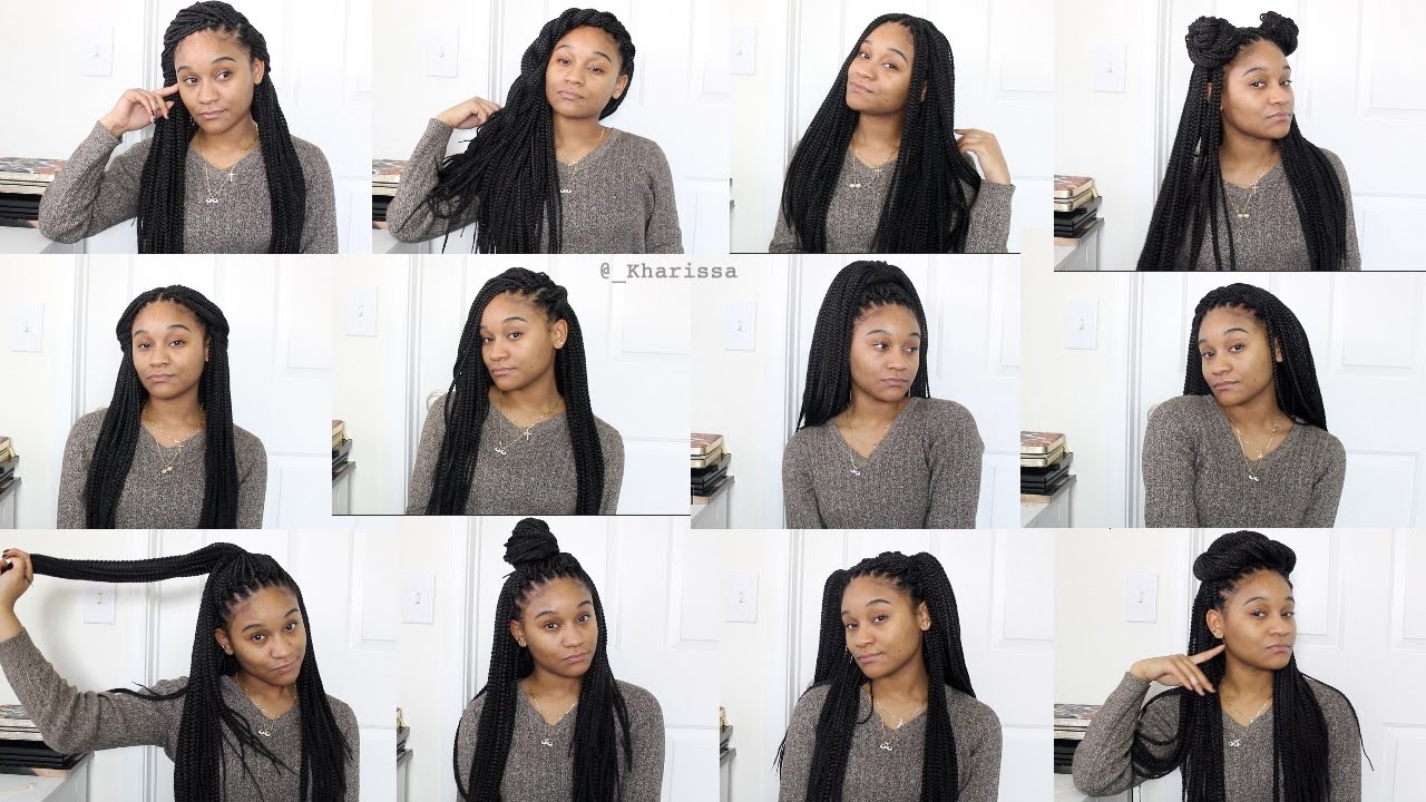 How to Style : Crochet Braids (12 Styles)