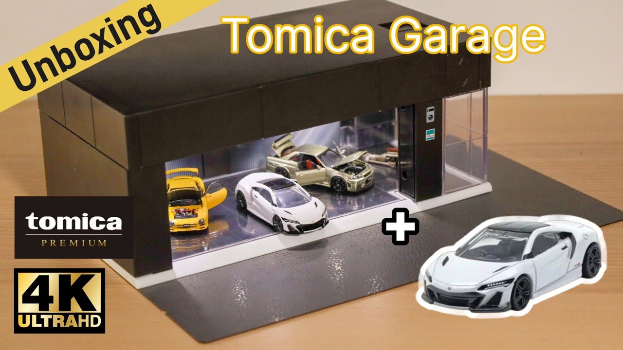 [Unboxing] Tomica Premium - Tomica Garage Black Edition (Honda NSX)