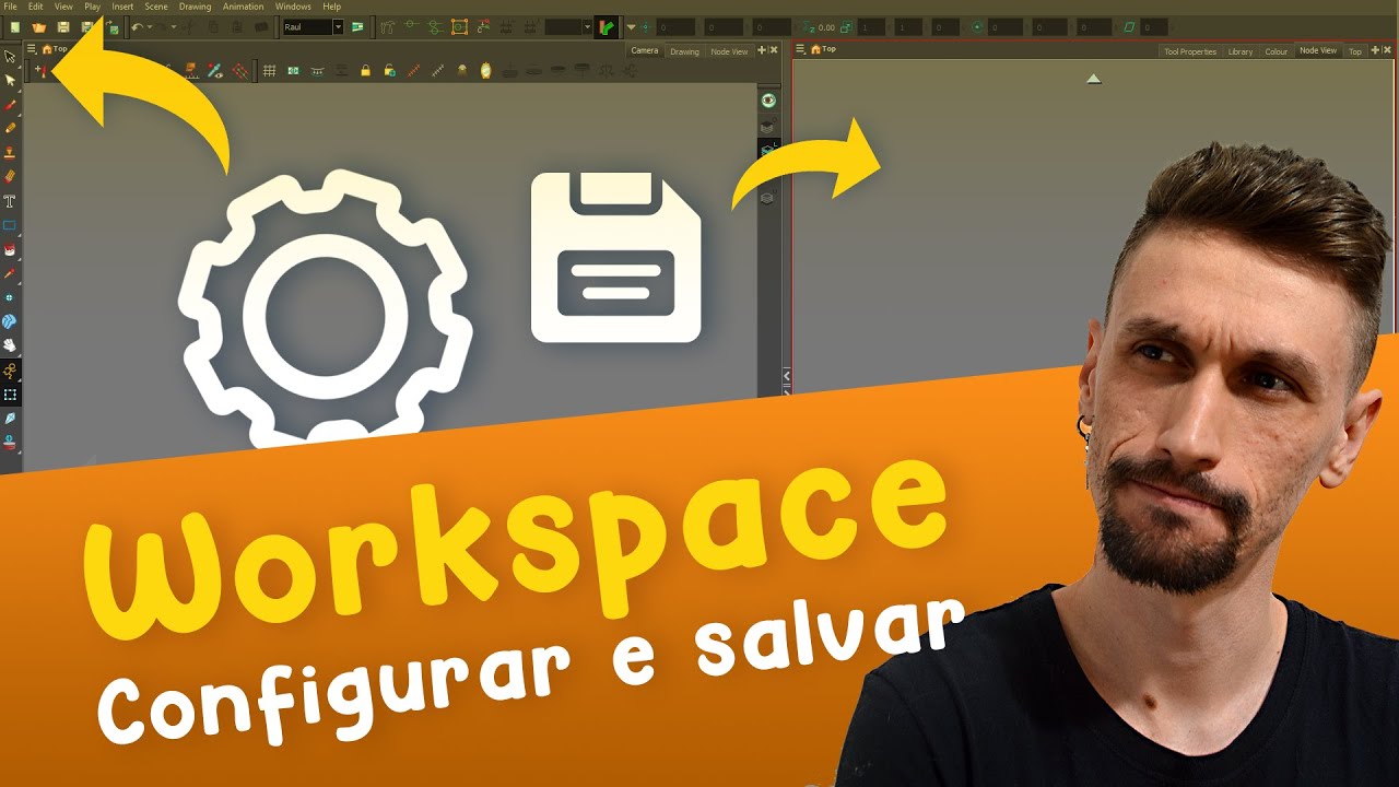 TOON BOOM HARMONY | Como Configurar, Resetar e Salvar a WORKSPACE
