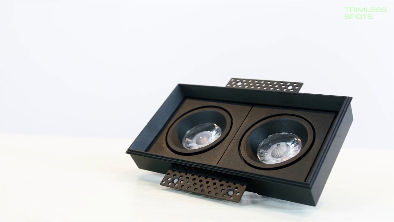 Low trimless inbouw spot productvideo
