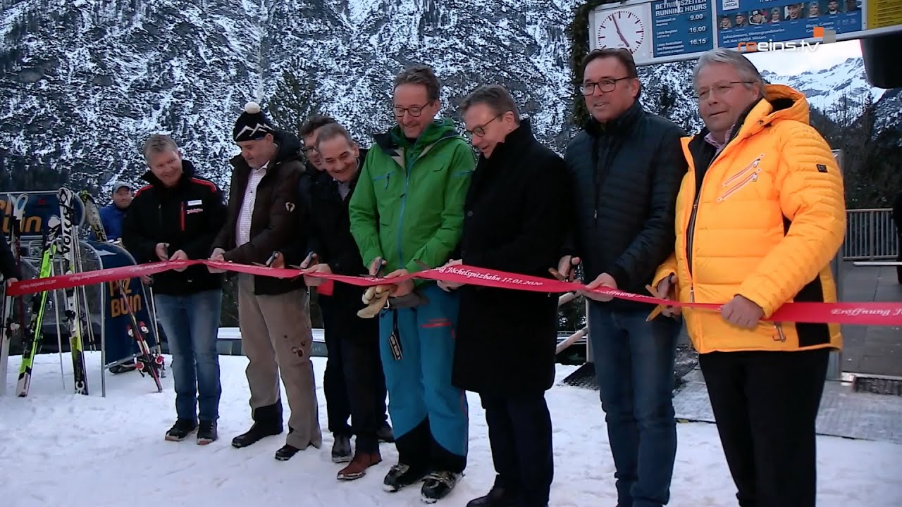 Einweihung der Bergbahn Jöchelspitze