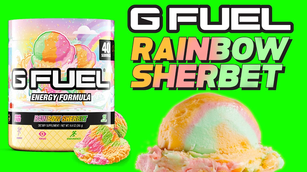 G-Fuel Rainbow Sherbet Review