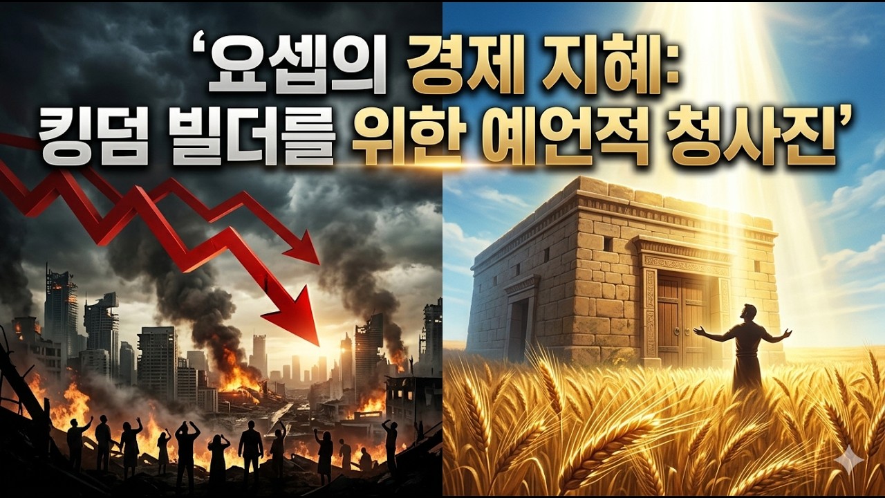 요셉의경제 지혜: 킹덤 빌더를 위한 예언적 청사진