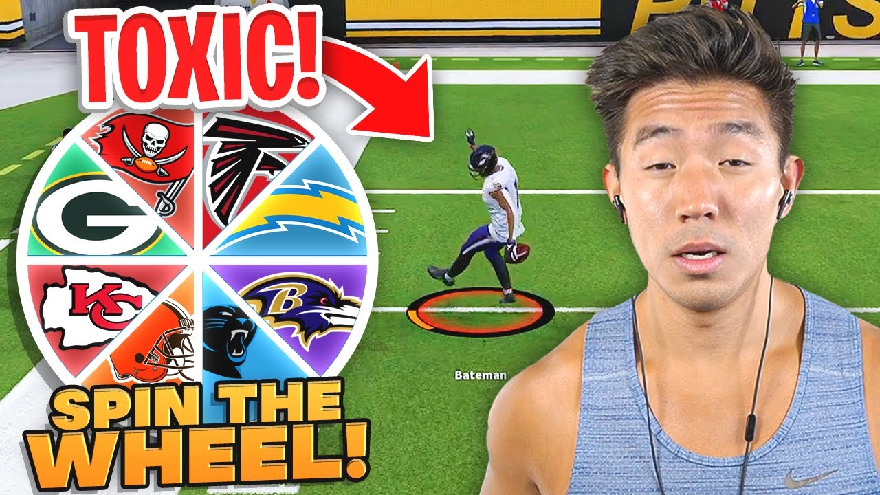 We Played the Most Toxic Player.. Spin the Wheel Of NFL Teams Ep.2 Madden 23
