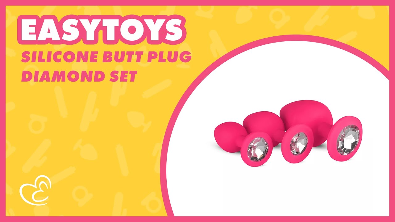 Discover the EasyToys Silicone Diamond Butt Plug Set &ndash; Find Your Perfect Fit 💗 EasyToys
