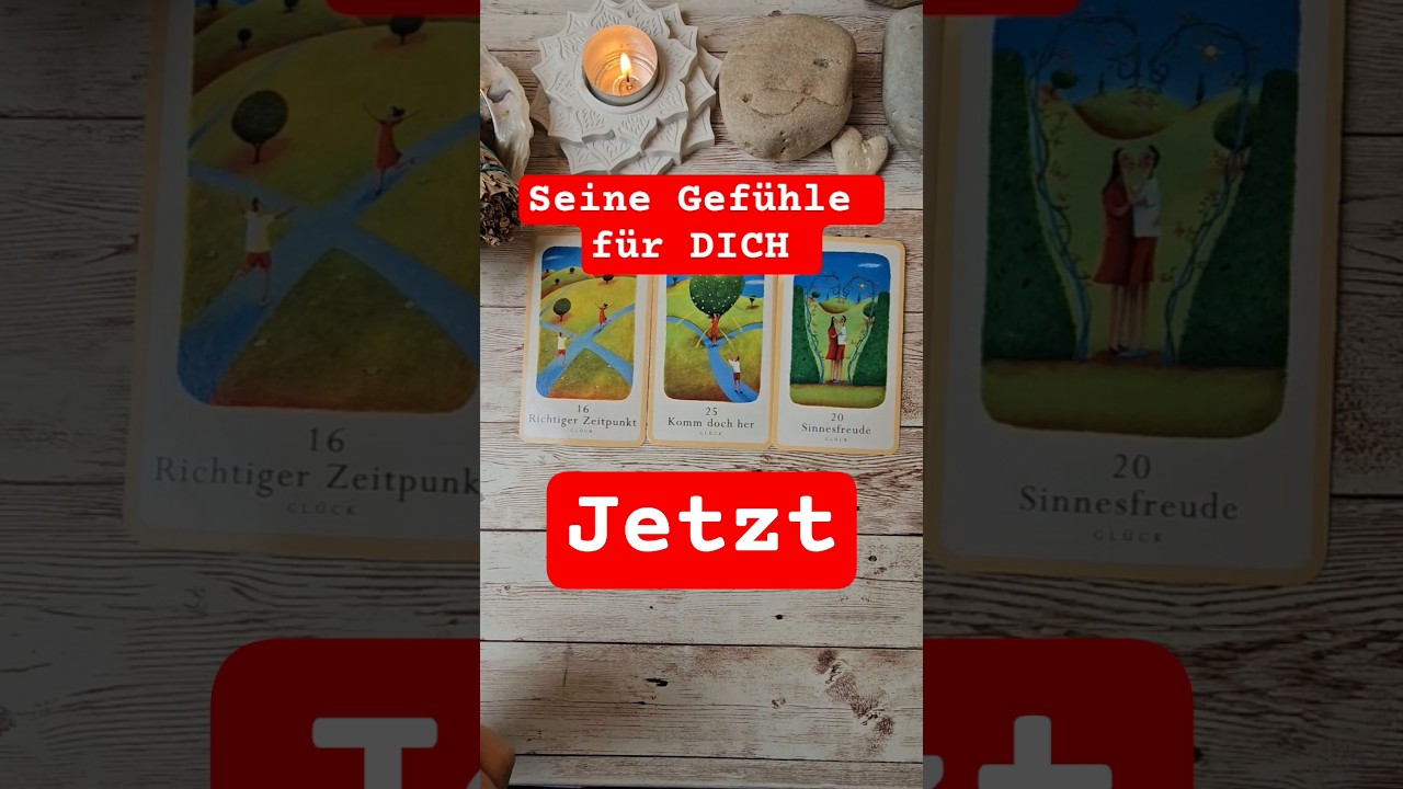 ⭐ Seine Gef&uuml;hle f&uuml;r Dich 🔑 Kosmischer Impuls #heartsparkleorakel TAROT heute Oktober