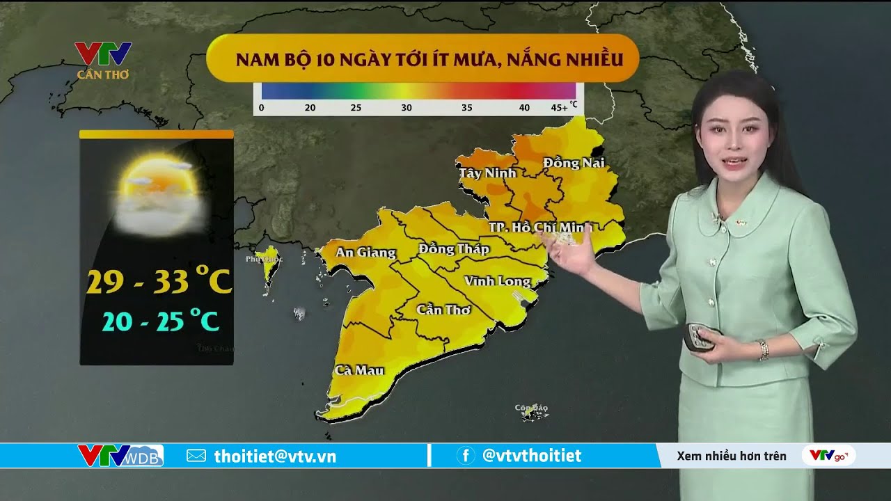 Dự báo thời tiết Tây Nam Bộ hôm nay 03/02/2026 | VTVWDB