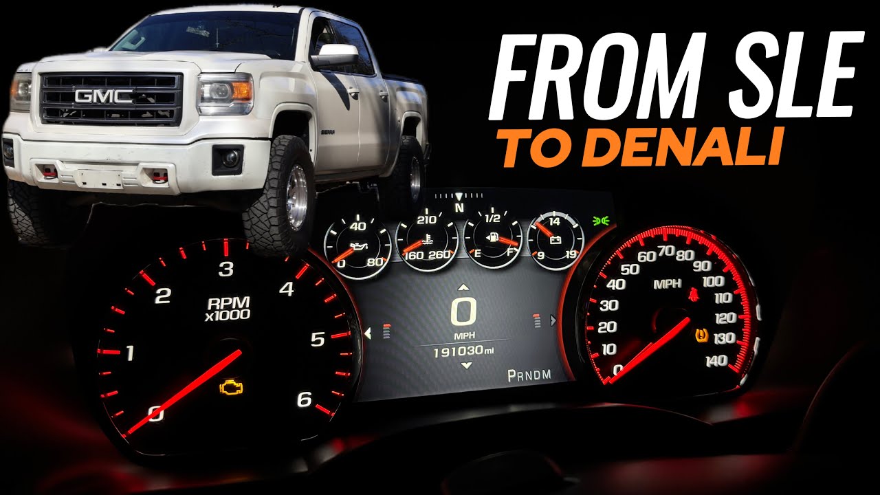 DENALI CLUSTER UPGRADE FOR 2014-2018 GMC SIERRA/SILVERADO [100% RECOMMEND]