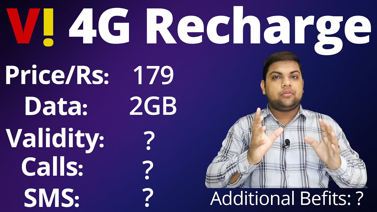 Vi Rs 179 recharge plan  Vi recharge plan with only unlimited calling  Vi 4G recharge plan 2022