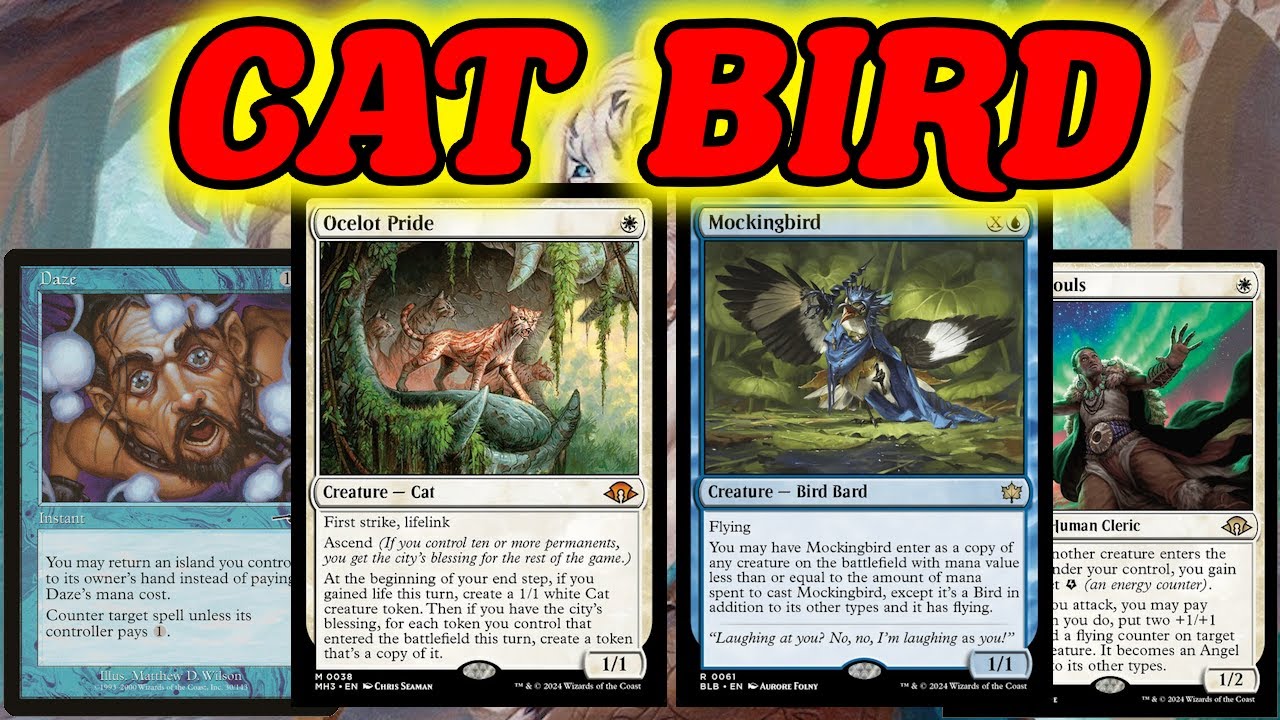 CAT BIRD! Legacy Azorious Ocelot Pride Tempo MTG