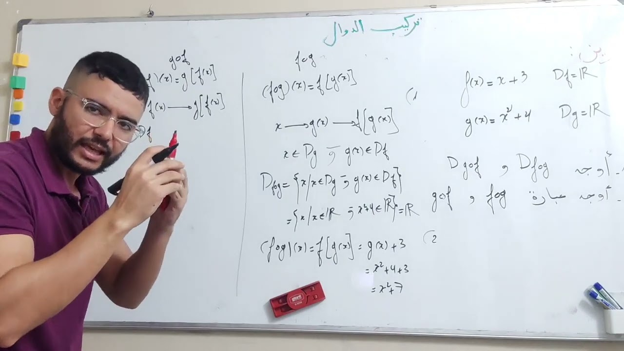 الدوال الثانية ثانوي تسيير واقتصاد تركيب الدوال