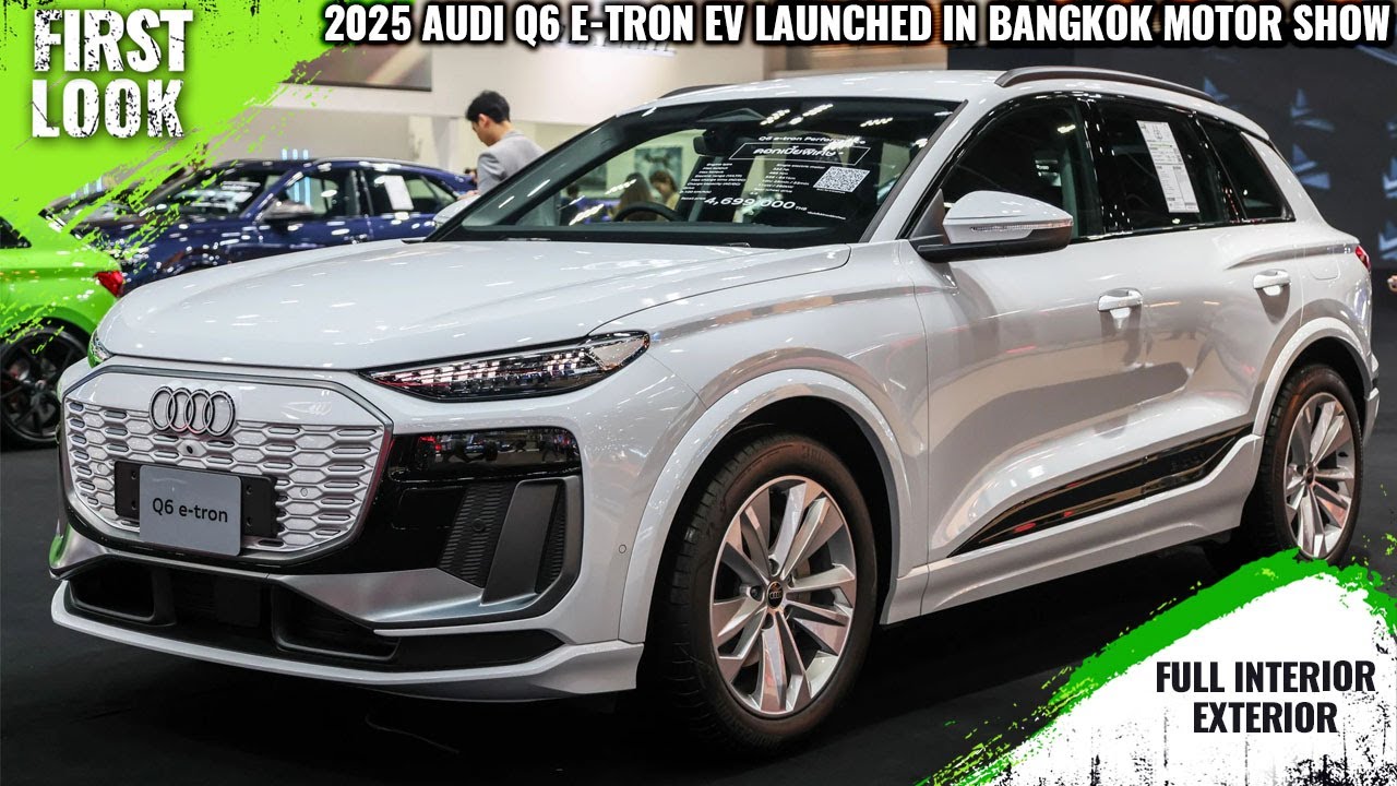2025 Audi Q6 e-tron EV SUV Launched At BIMS 2025 - First Look - Full Interior Exterior