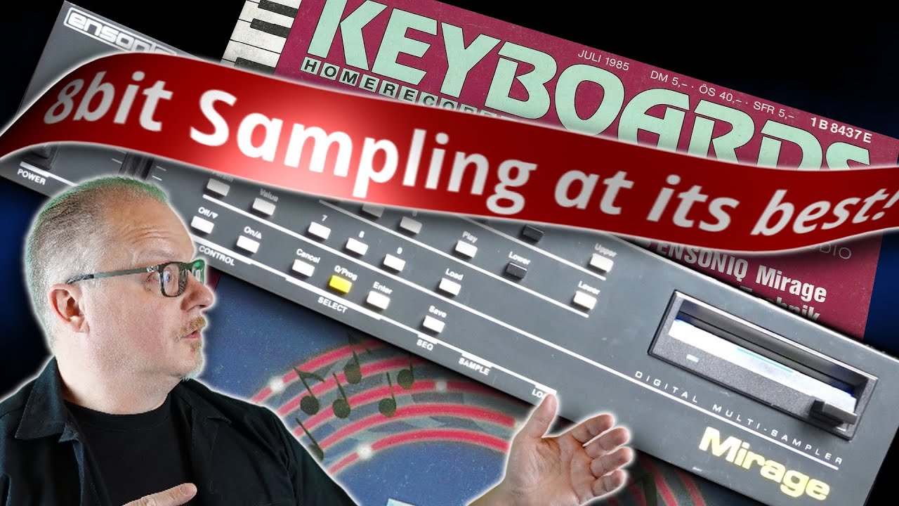 German KB-Magazin/July 1985 (EP.08) Again featuring the Ensoniq MIRAGE Sampler. Part 2/2