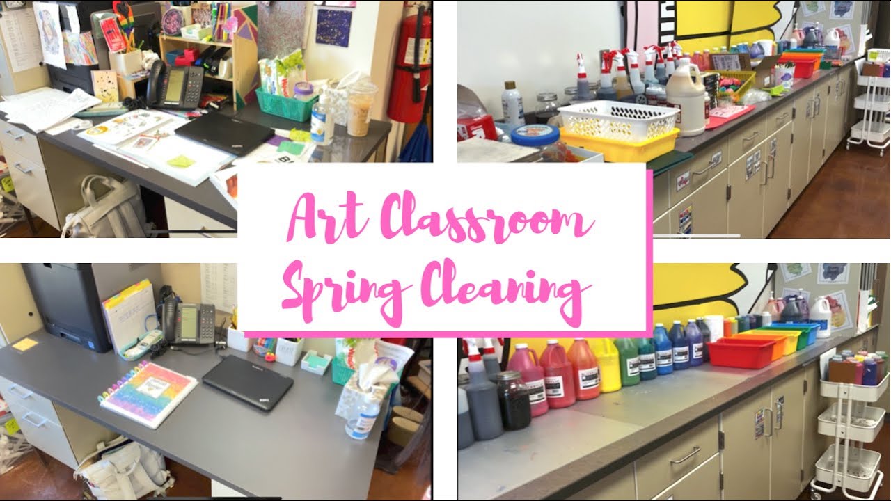 Art Classroom Spring Cleaning