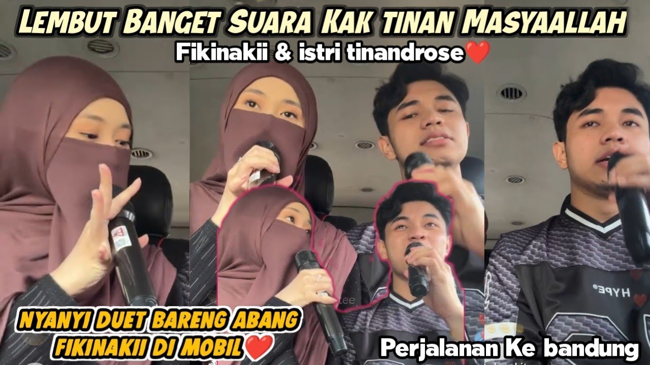 Fikinakii bisa aja buat istri bahagia terus🥰Adem banget suara kak tinandrose nyanyi bareng